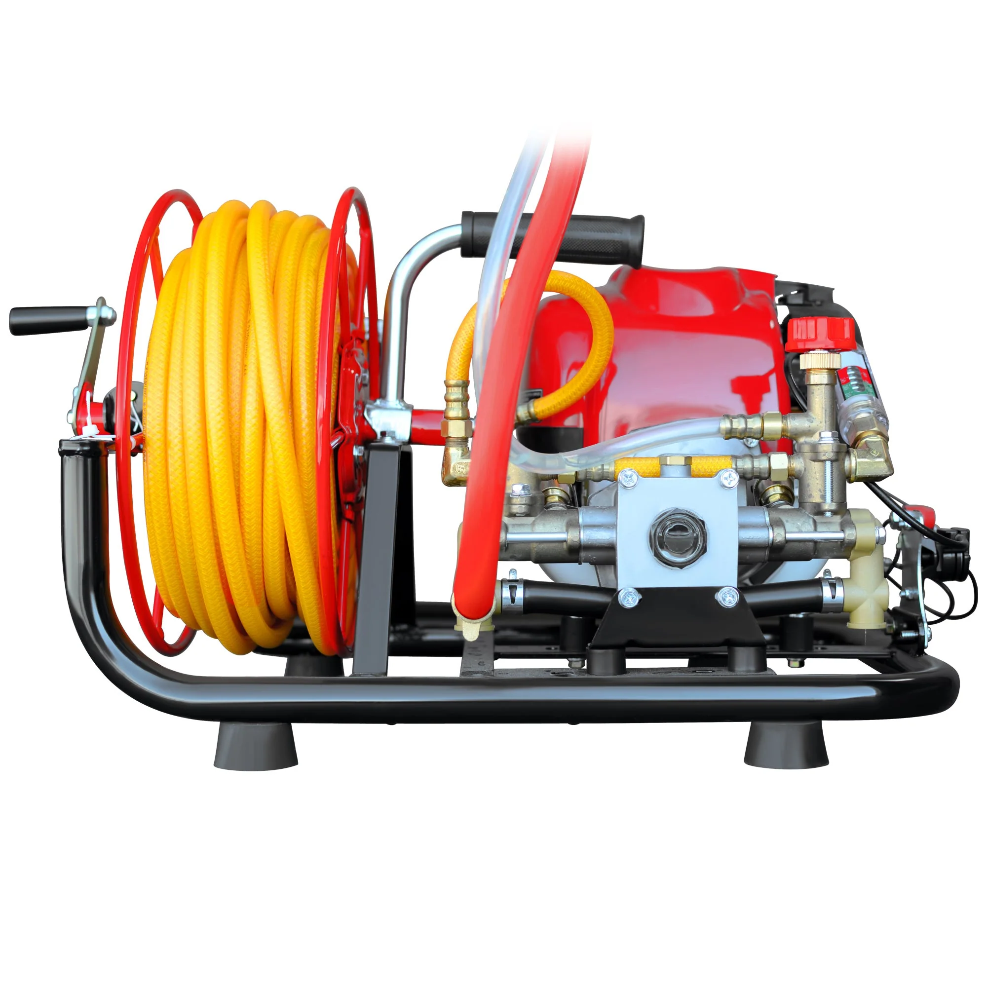 1.6HP Skid Sprayer Barrel Mount Only with Honda GX35 100ft Hose and 500 PSI Pump for Pest Control - Image 14