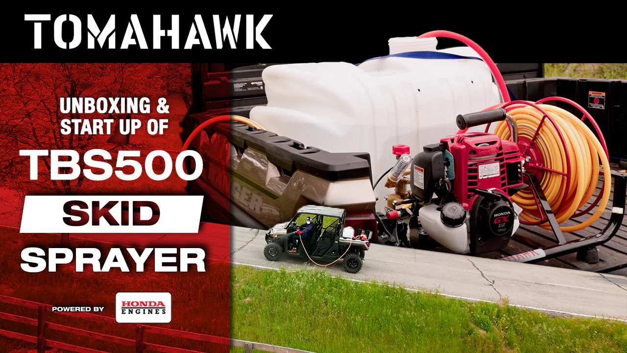 1.6HP Skid Sprayer Barrel Mount Only with Honda GX35 100ft Hose and 500 PSI Pump for Pest Control - Image 5