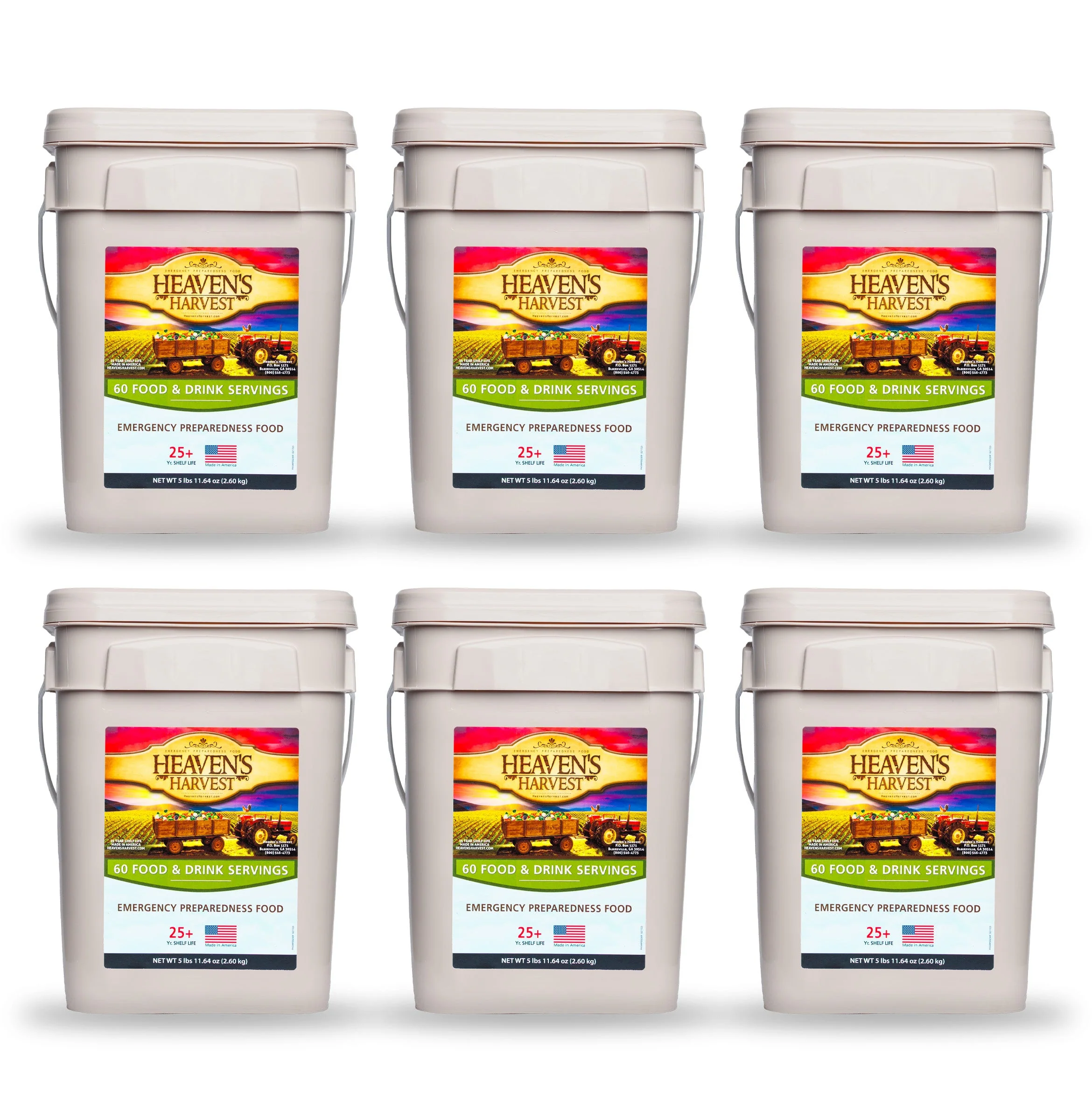 1 Week Kit -Starter Food & Drink Bucket - 1 Person 1 Week - 60 Servings - Emergency Survival Food Kit - Image 10
