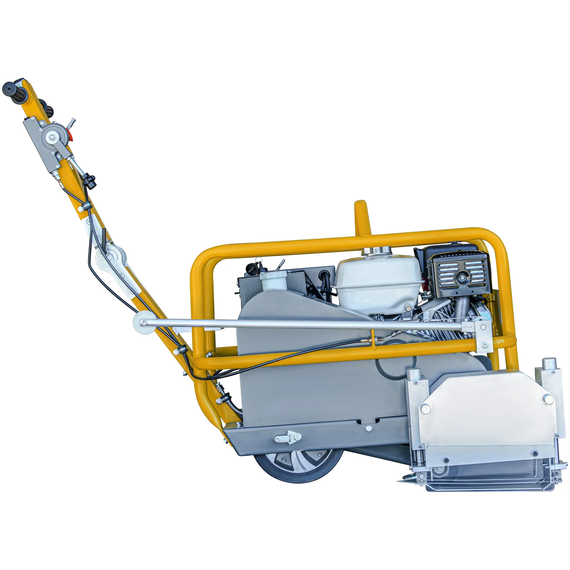 10" Early Entry Green Concrete Saw with 13 HP Honda GX390 Engine - Image 9