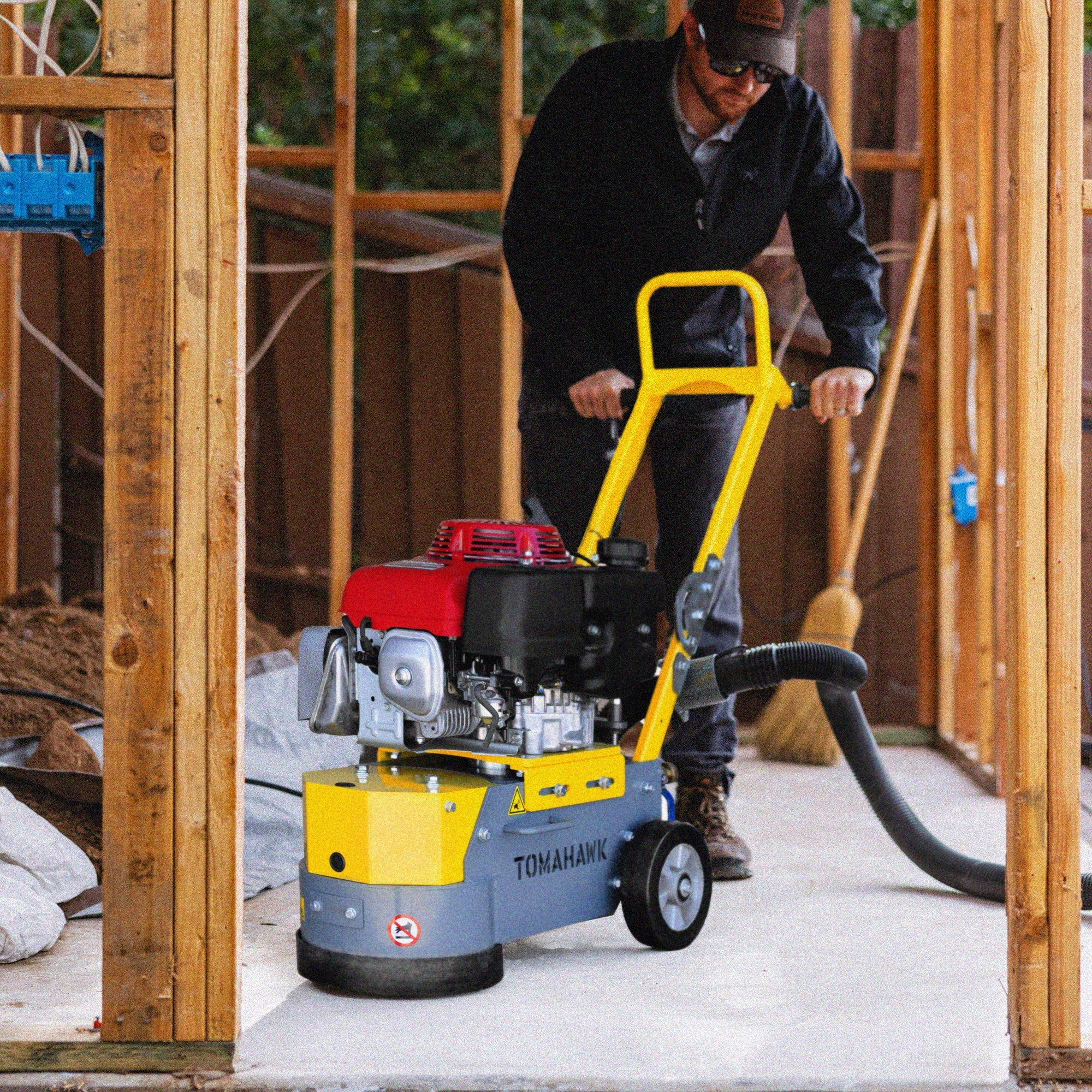 10" Honda Concrete Floor Grinder 10HP GXV390 Motor for Smoothing, Floor Prep, Coatings - Image 2