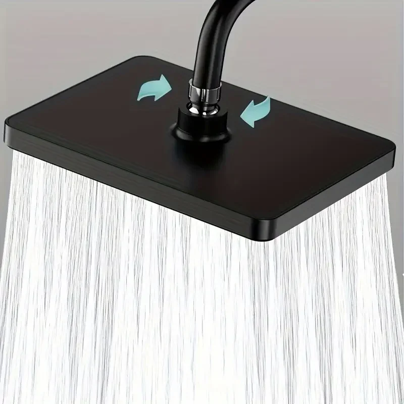 10" Large Overhead Shower Head Pressurized Anti-Block Universal Bathroom Hotel - Image 3