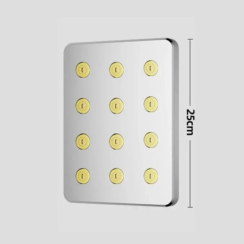 10" Large Overhead Shower Head Pressurized Anti-Block Universal Bathroom Hotel - Image 6