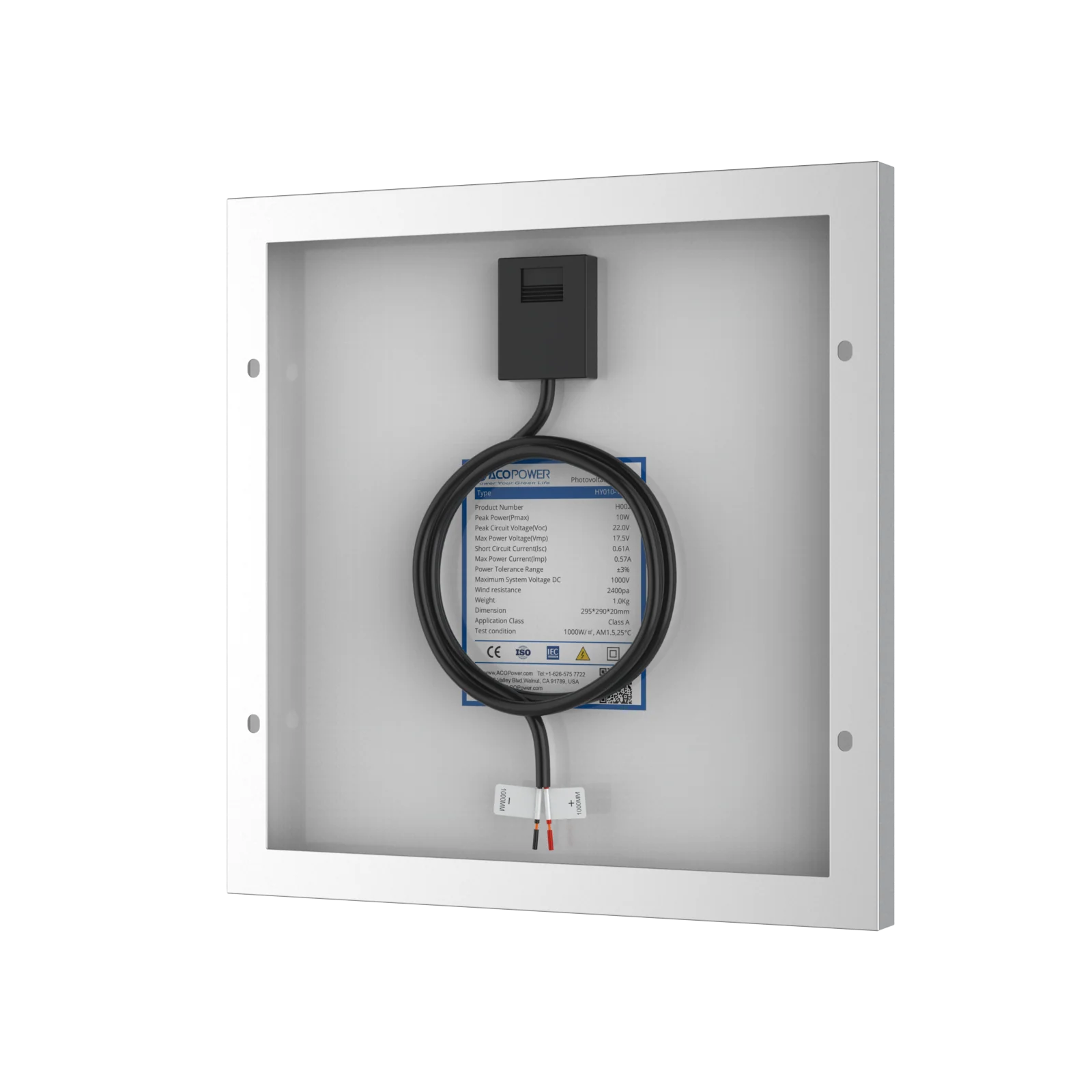 10 Watt 12 Volt Monocrystalline Solar Panel - Image 38