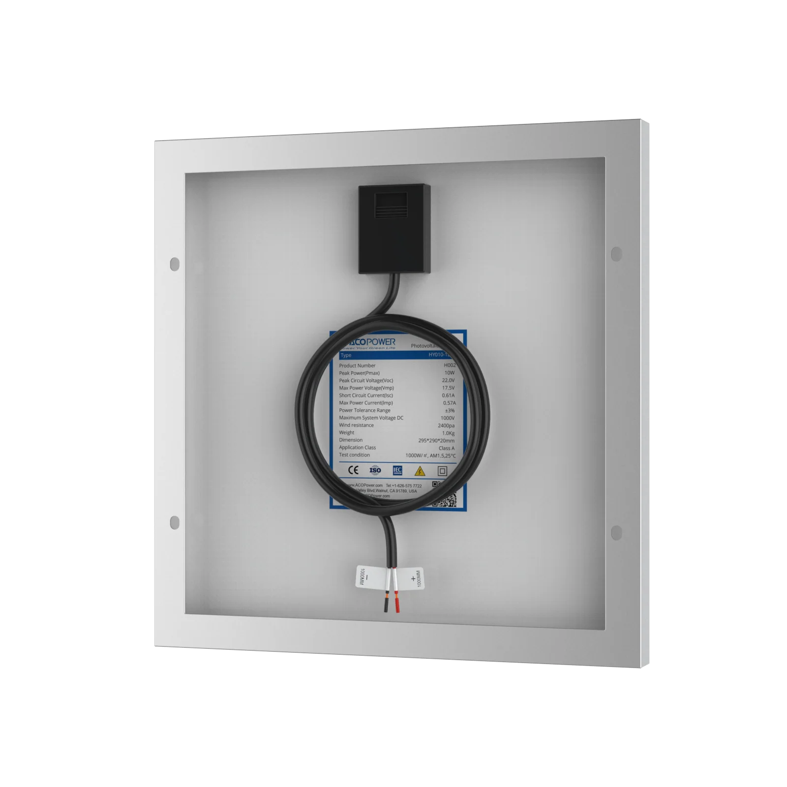 10 Watt 12 Volt Monocrystalline Solar Panel - Image 39