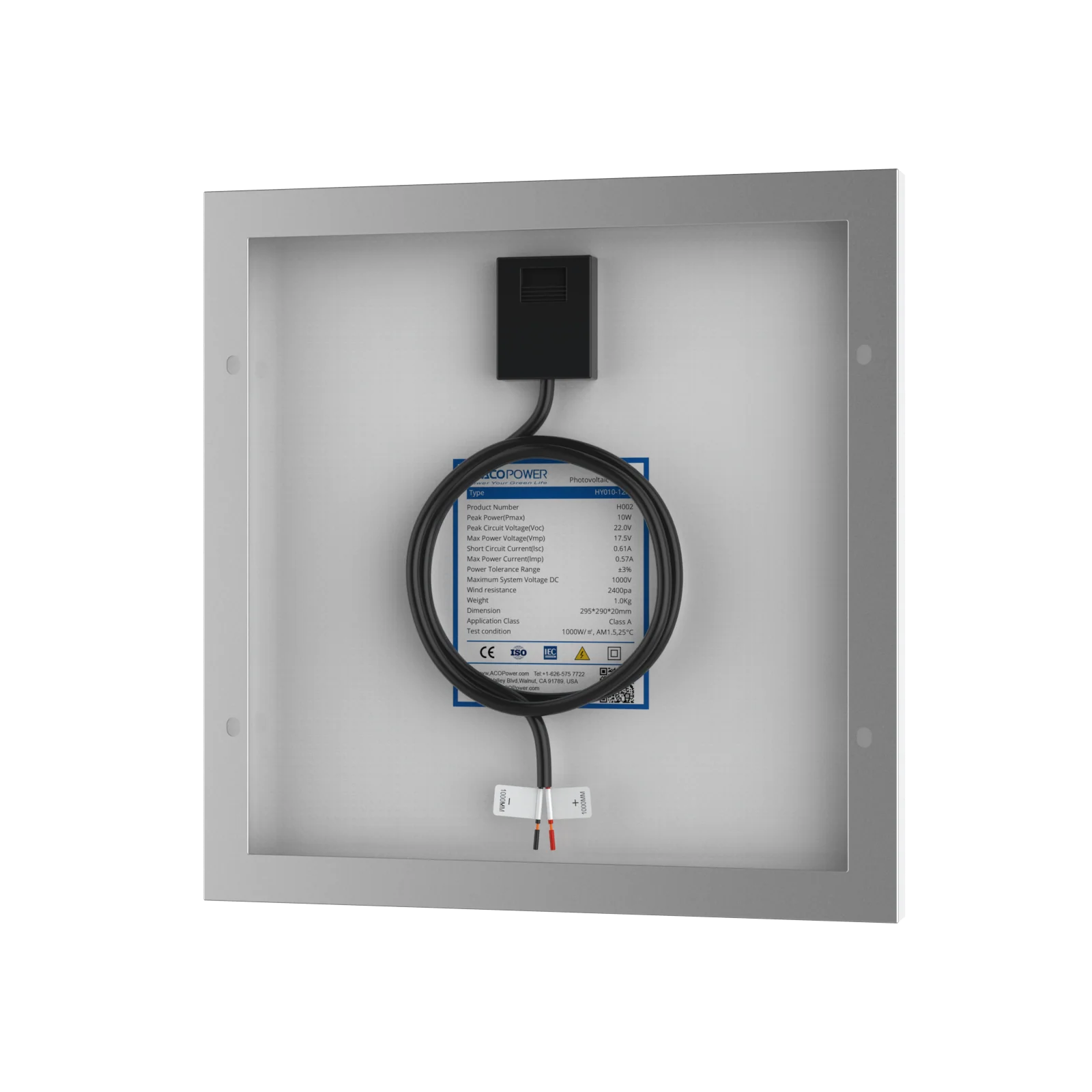 10 Watt 12 Volt Monocrystalline Solar Panel - Image 40
