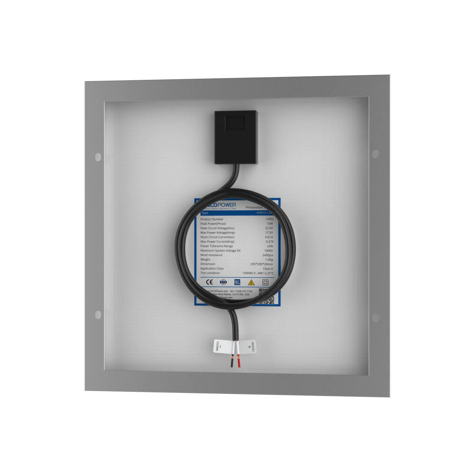 10 Watt 12 Volt Monocrystalline Solar Panel - Image 41