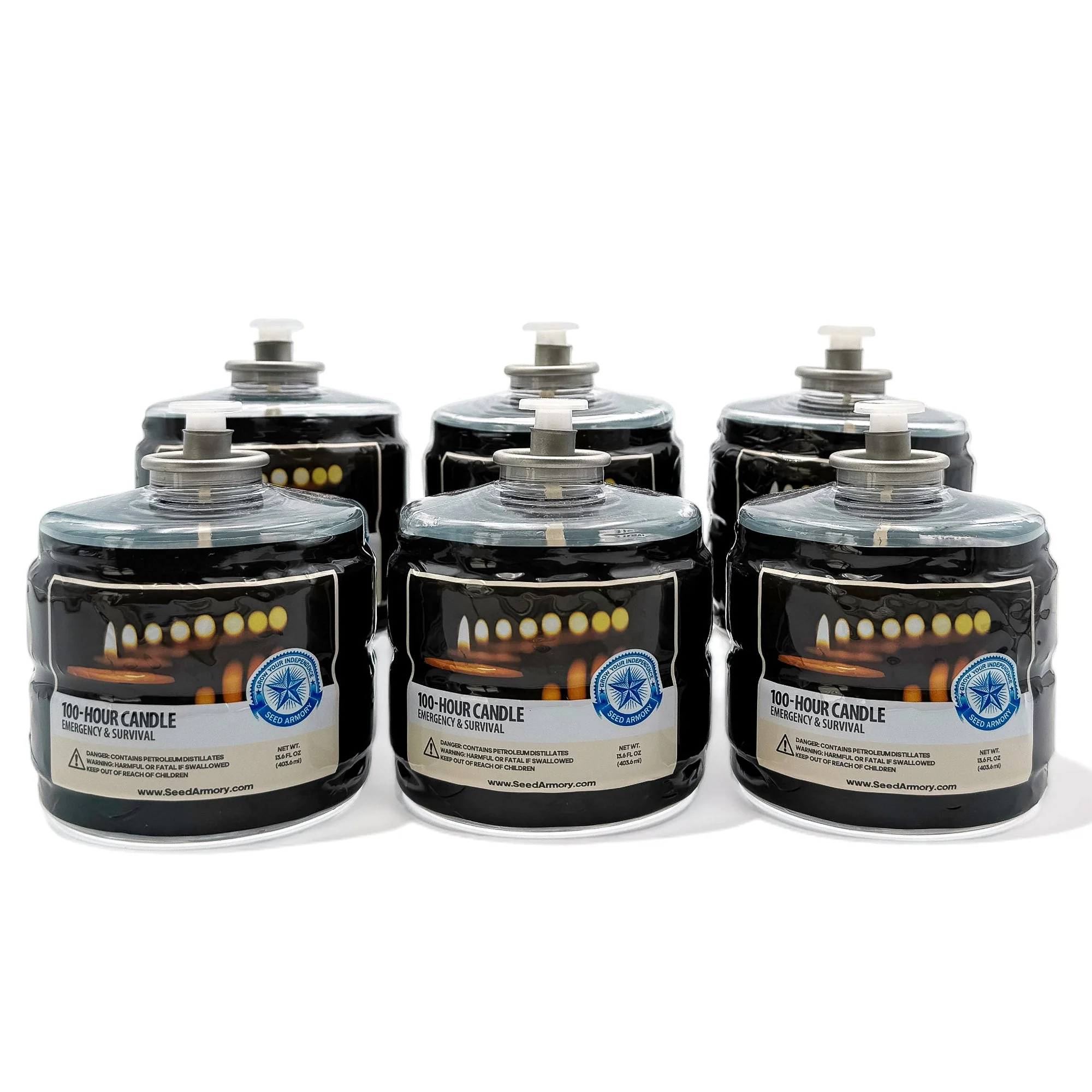 100-Hour Emergency Candle, Smokeless - Image 2