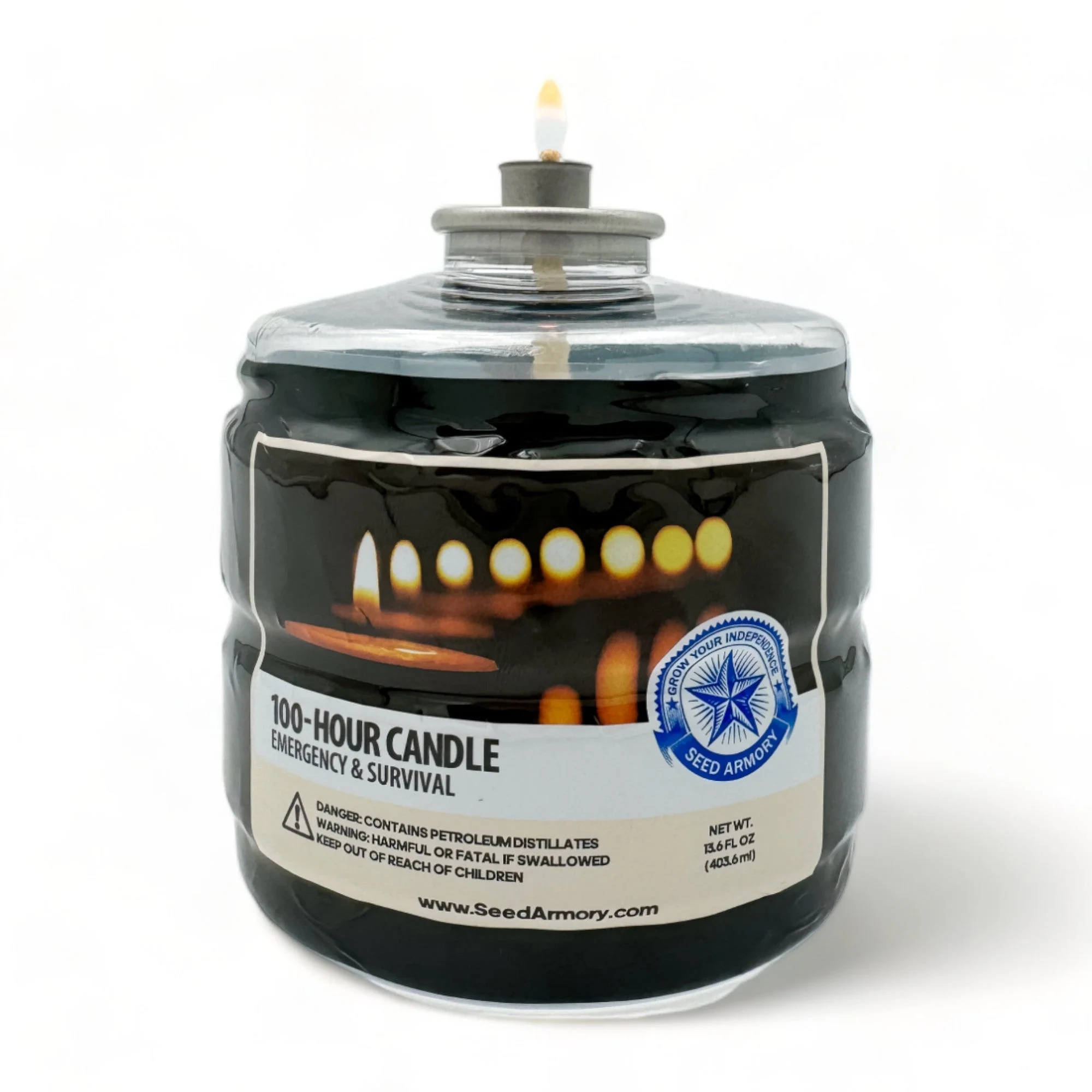 100-Hour Emergency Candle, Smokeless - Image 4