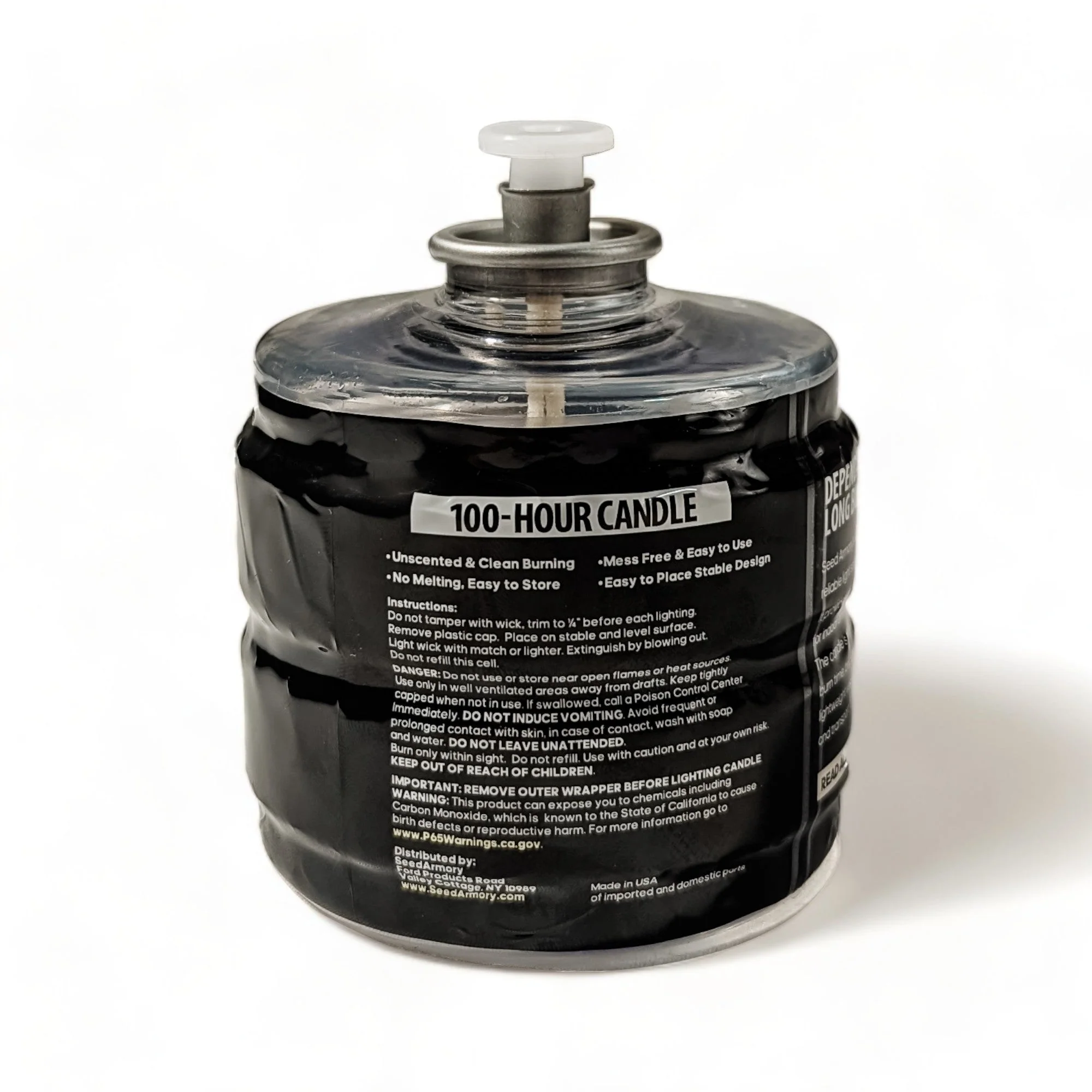 100-Hour Emergency Candle, Smokeless - Image 7