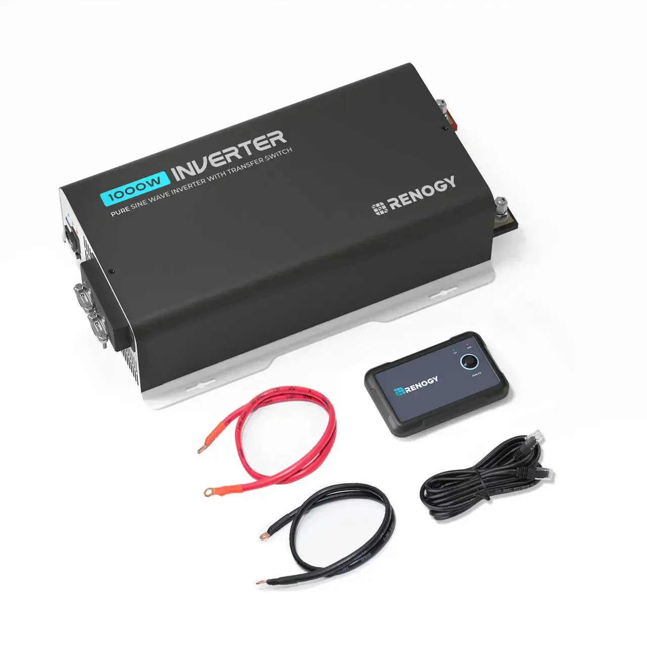 1000W 12V Pure Sine Wave Inverter with UPS Transfer Switch and Built-in Bluetooth - Image 2