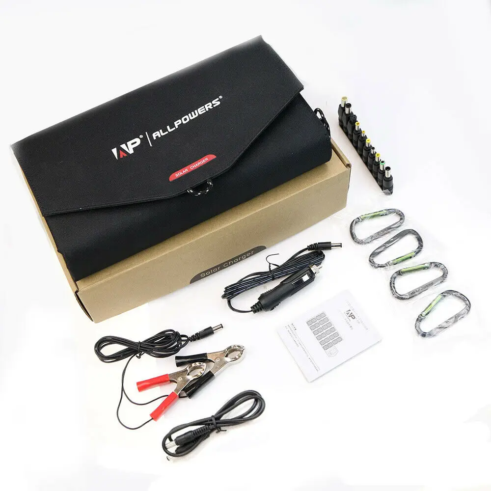 100W Portable Foldable Solar Panel Charger 12V 18V for Laptop Phone Camping Travel - Image 6