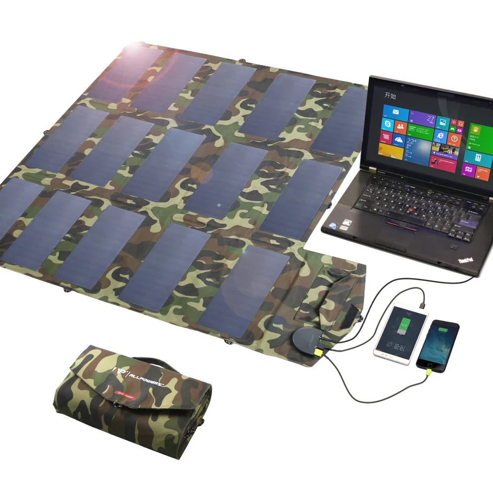 100W Portable Foldable Solar Panel Charger 12V 18V for Laptop Phone Camping Travel - Image 7