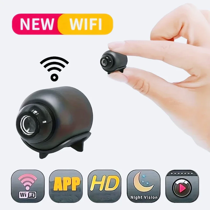 1080P HD Mini WiFi Security Camera Indoor Baby Monitor Night Vision IP Cam - Image 2