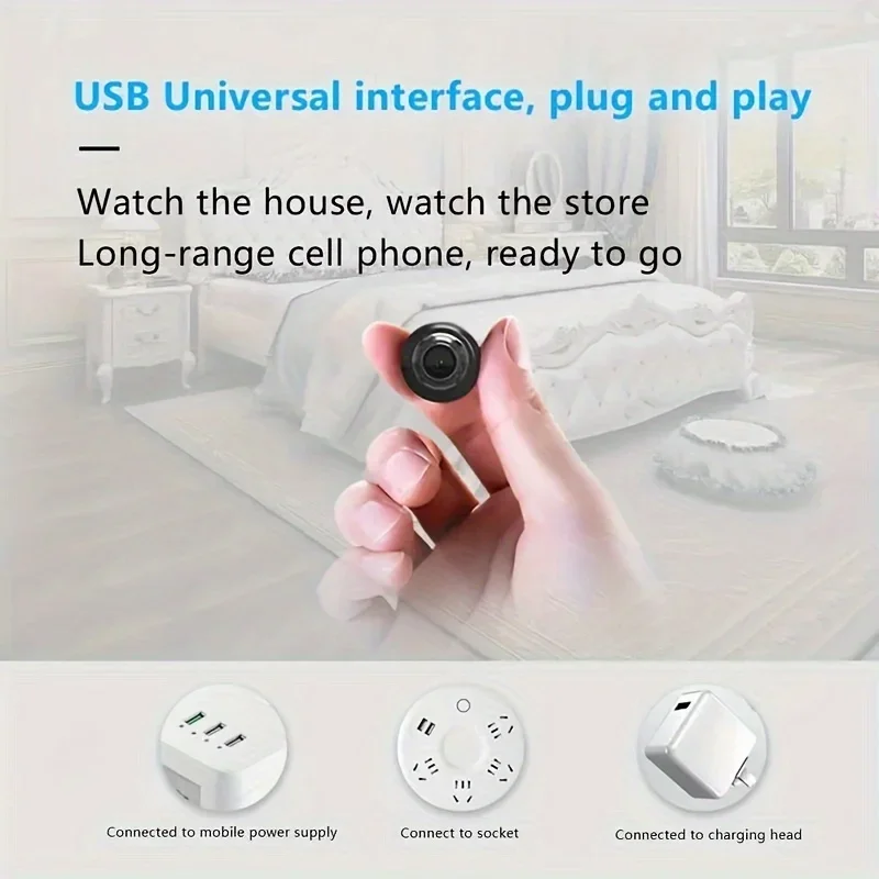 1080P HD Mini WiFi Security Camera Indoor Baby Monitor Night Vision IP Cam - Image 4
