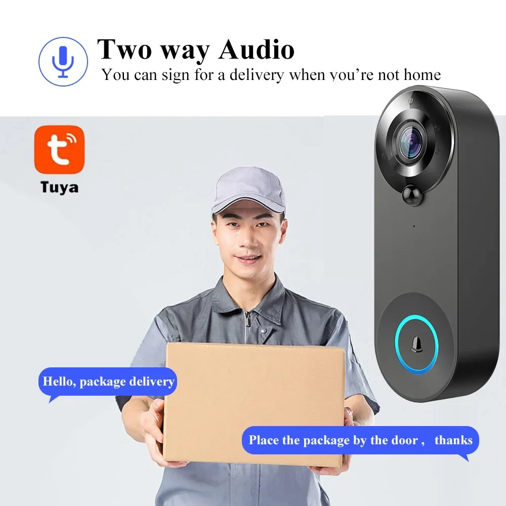 1080P Smart Video Doorbell WiFi Camera PIR Motion Detection Two Way Audio - Image 4