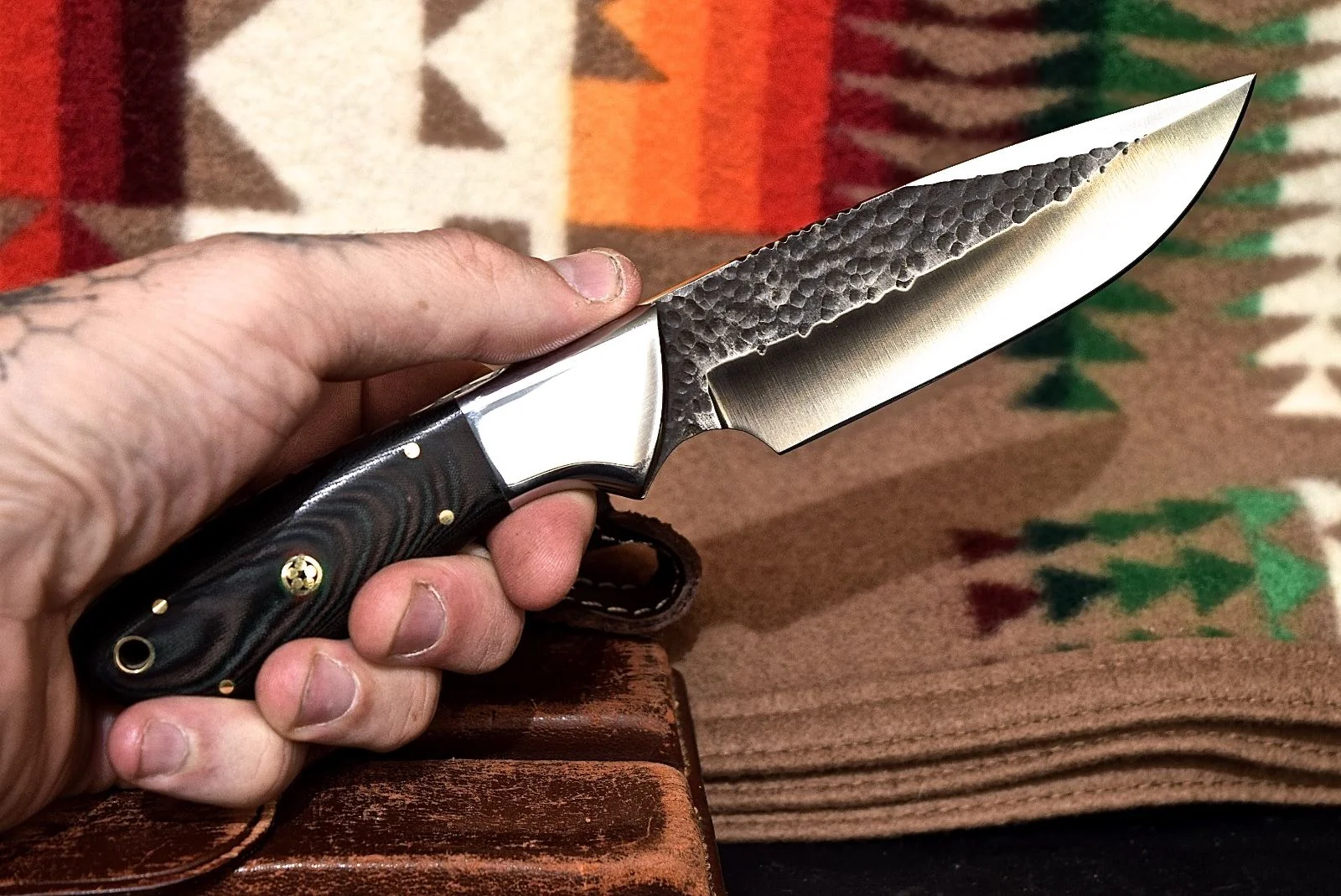 1095 High carbon hand forged knife - Image 2