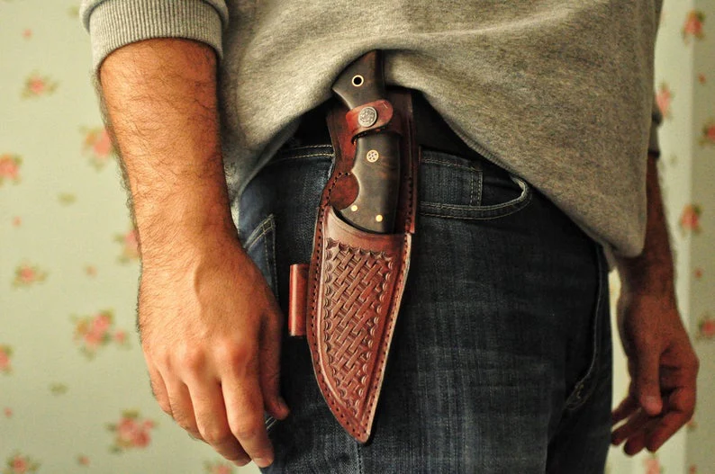 1095 Steel Hunting Knife - Image 4