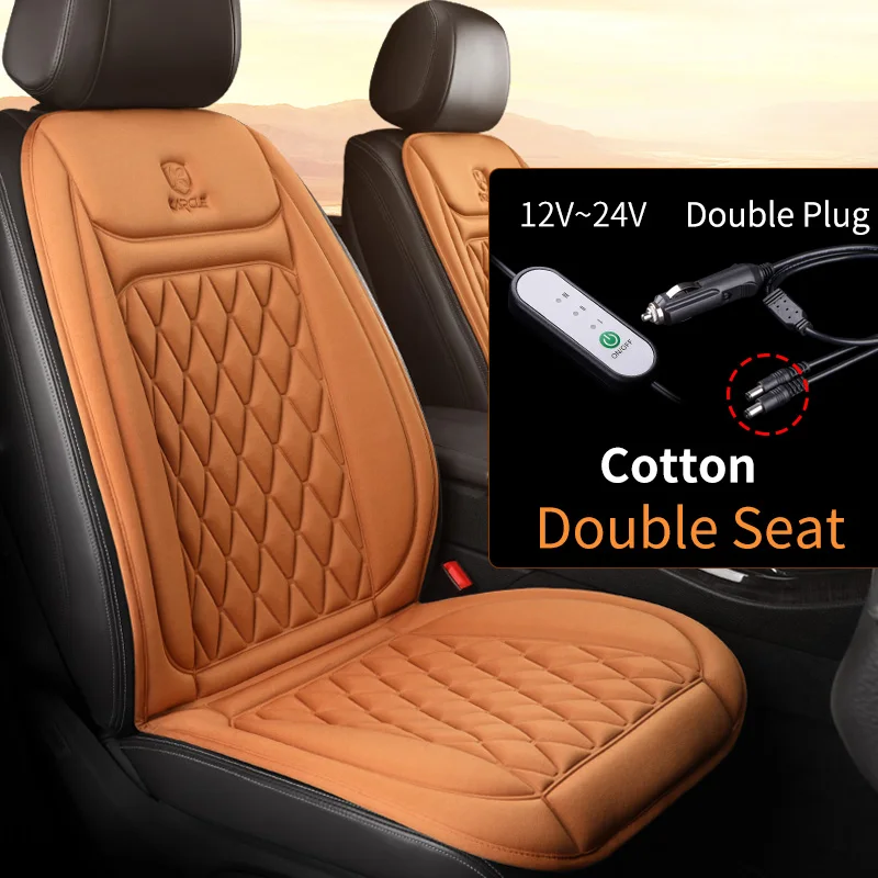 12-24V Heated Car Seat Cover – Fast Heating Flannel Seat Warmer Protector 25W - Image 15