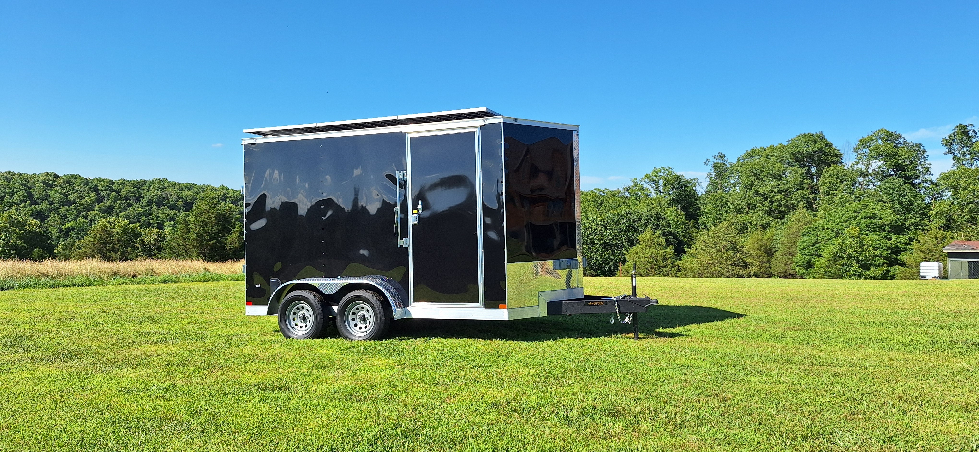 12' Enclosed SOLAR POWERED Offgrid Self-Sufficient Trailer BASE MODEL (SC) - Image 10