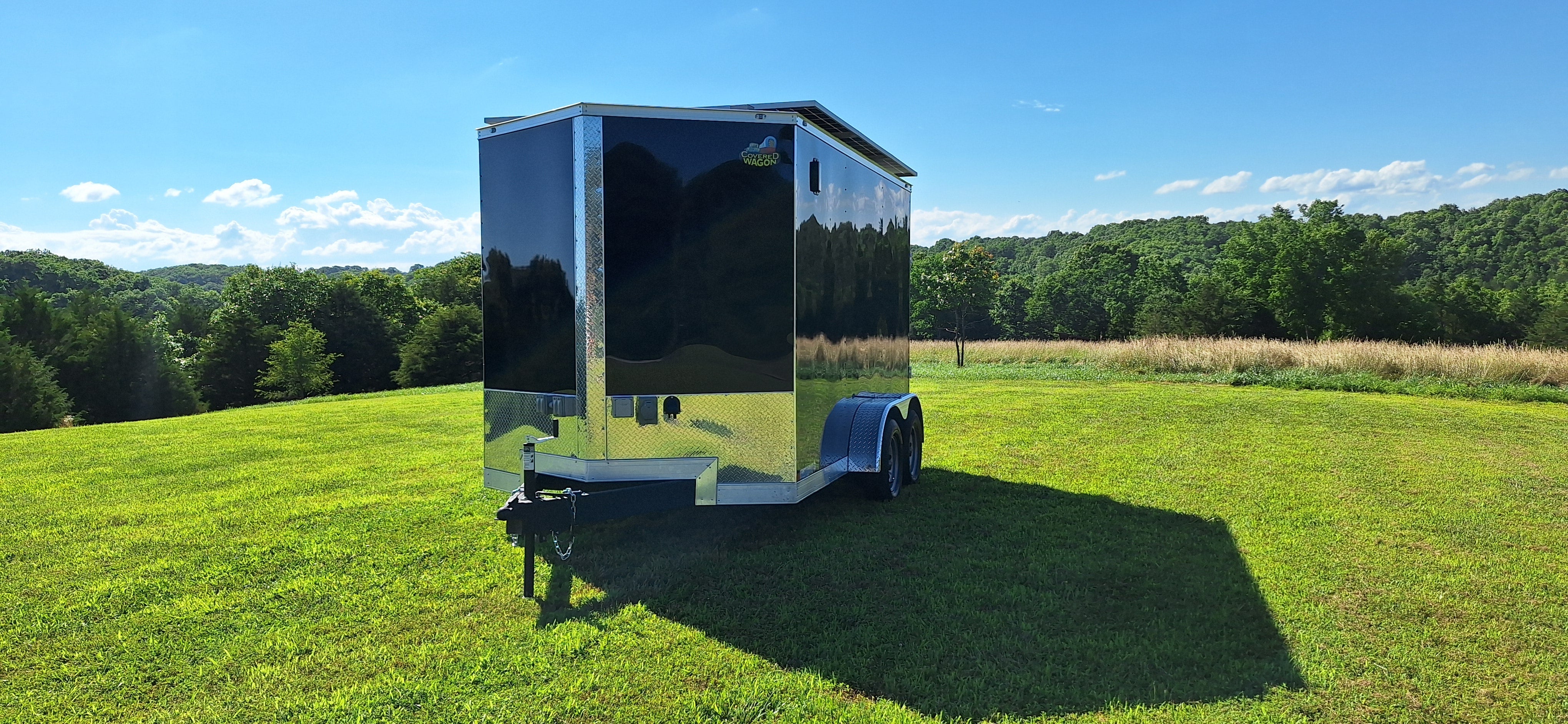 12' Enclosed SOLAR POWERED Offgrid Self-Sufficient Trailer BASE MODEL (SC) - Image 11