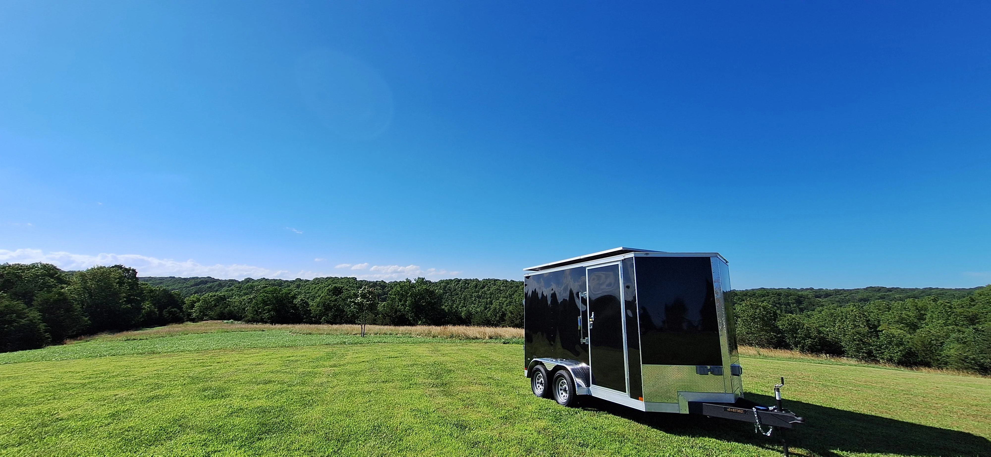 12' Enclosed SOLAR POWERED Offgrid Self-Sufficient Trailer BASE MODEL (SC) - Image 2