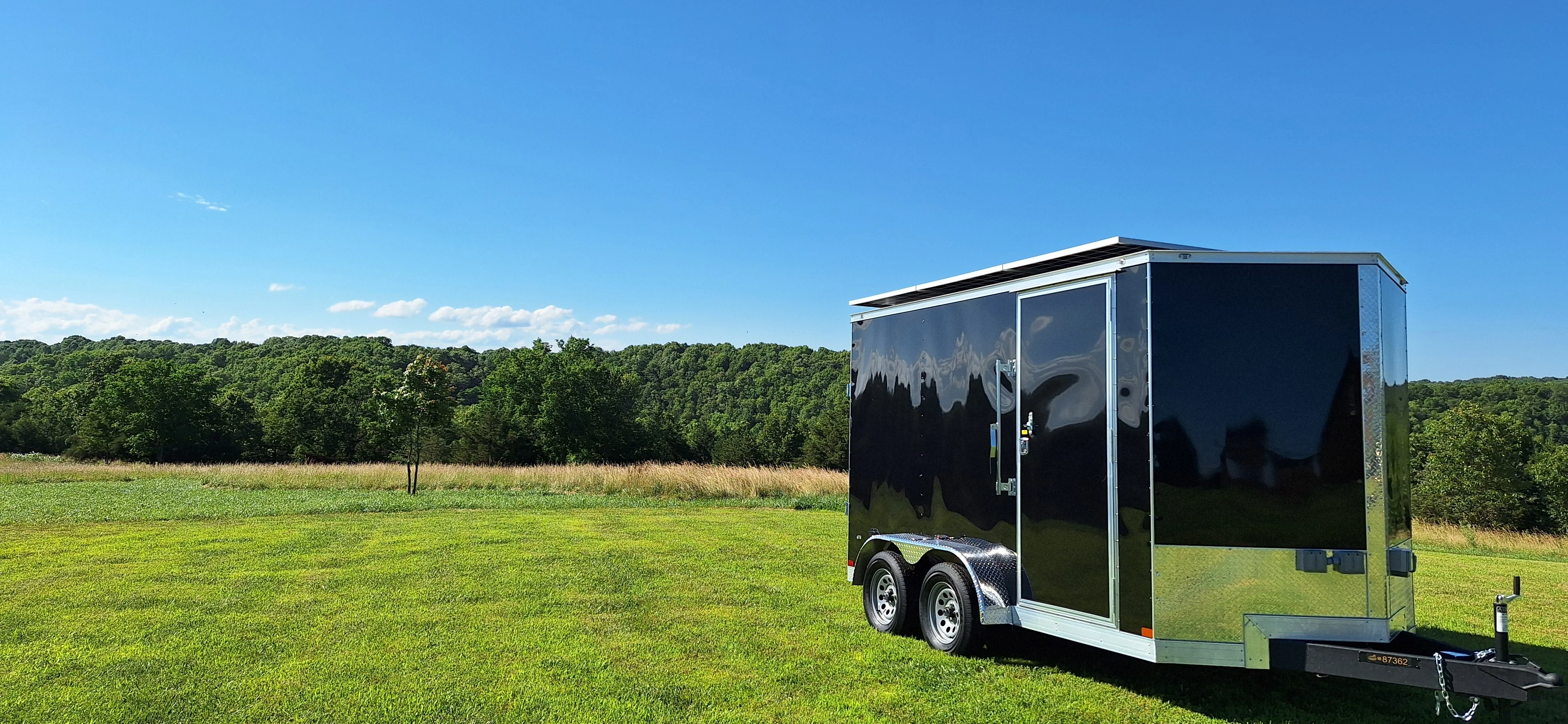 12' Enclosed SOLAR POWERED Offgrid Self-Sufficient Trailer BASE MODEL (SC) - Image 7