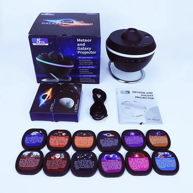 12-in-1 Galaxy Star Projector Night Light Planetarium Space Lamp Kids Room - Image 7