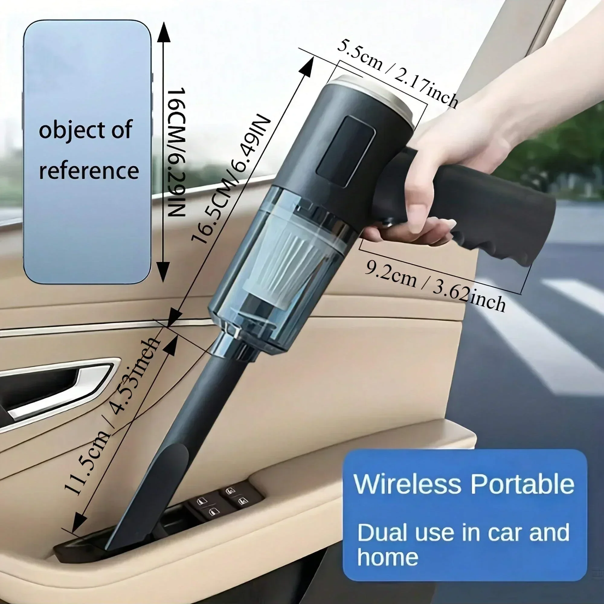 120W Cordless Vacuum Cleaner Powerful Wireless for Home Car Cleaning - Image 2