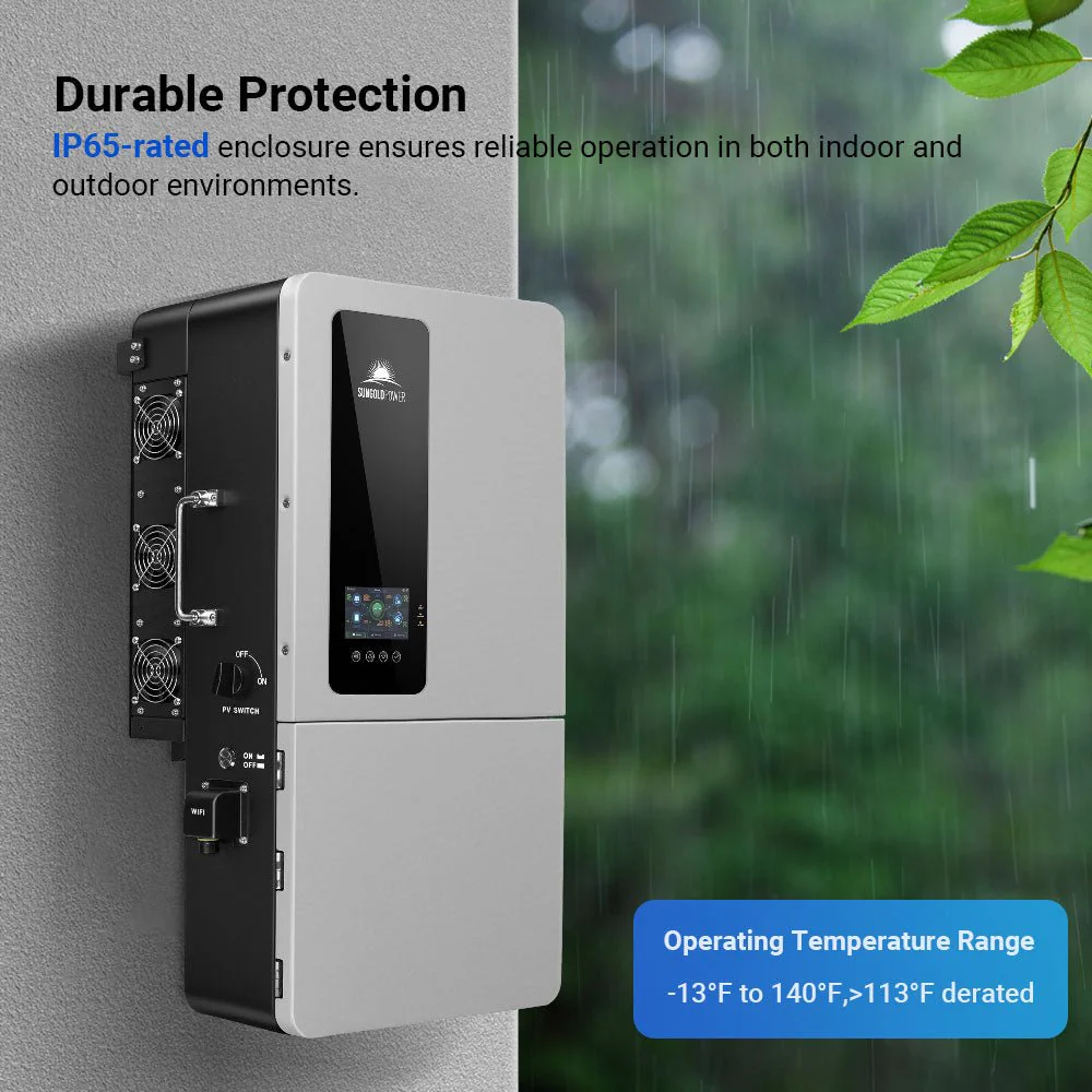 12KW 48V All-in-one Hybrid Solar inverter | Whole Home Backup (200A)| SGS-12K18MAX - Image 3