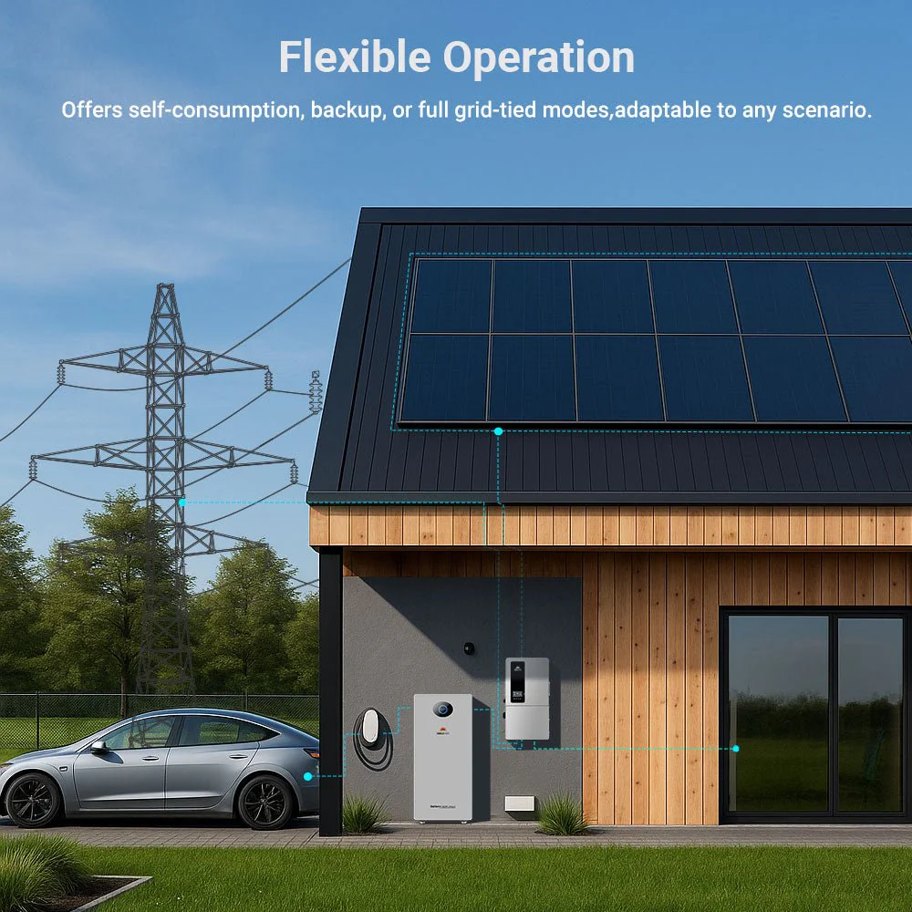 12KW 48V All-in-one Hybrid Solar inverter | Whole Home Backup (200A)| SGS-12K18MAX - Image 8