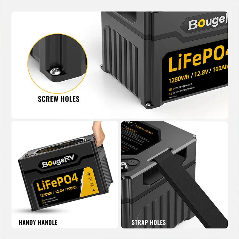 12V 1280Wh/100Ah LiFePO4 Battery - Image 6