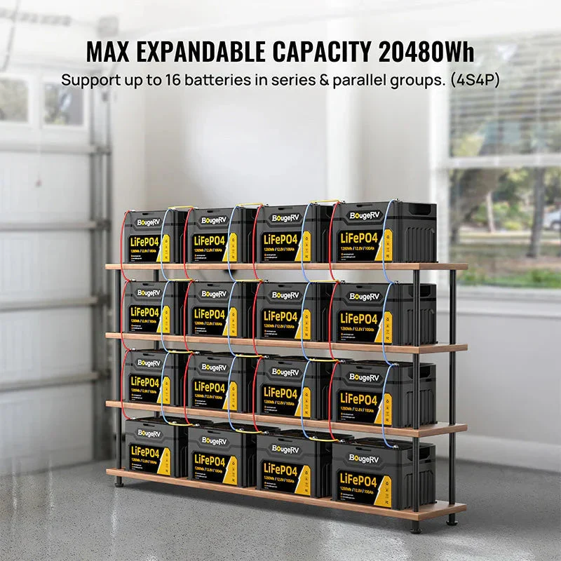 12V 1280Wh/100Ah LiFePO4 Battery - Image 8