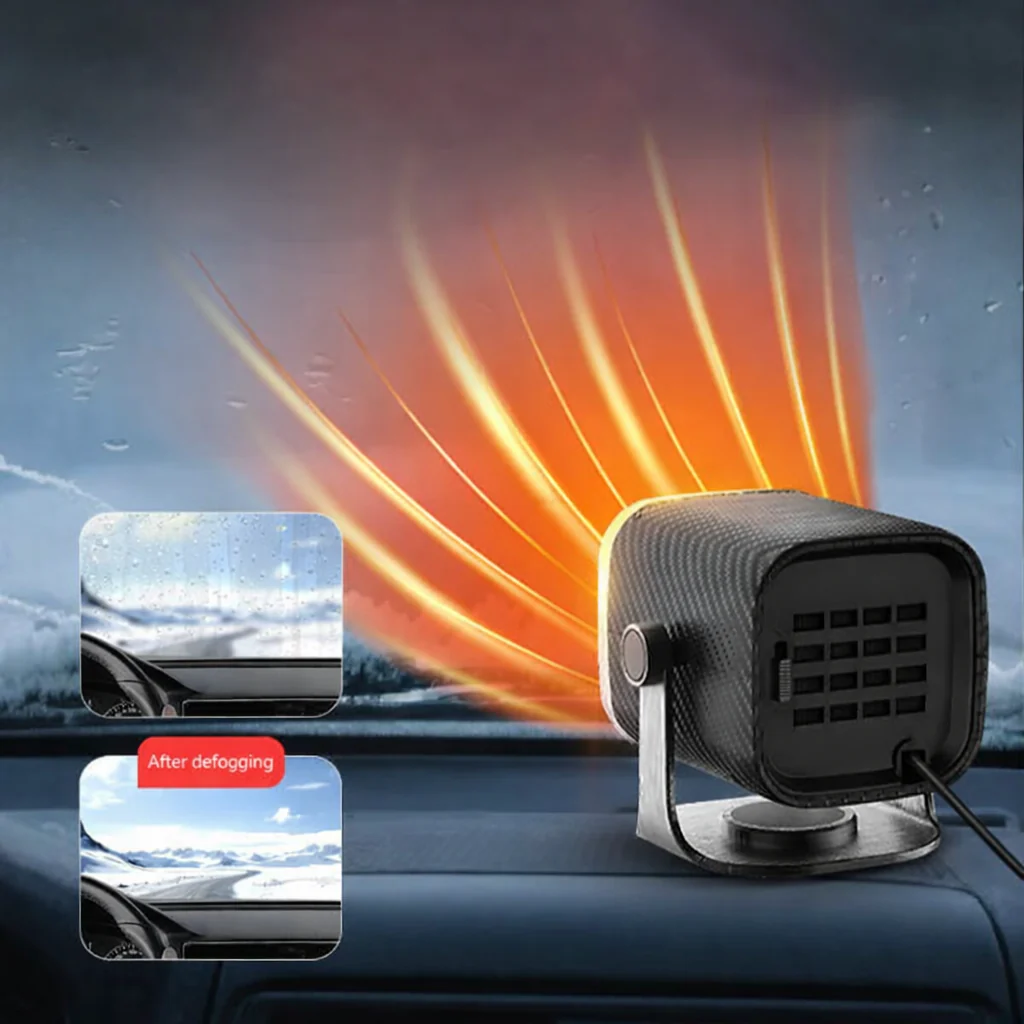 12V 24V Car Heater Fast Windshield Defroster Portable Winter Demister 150W - Image 4