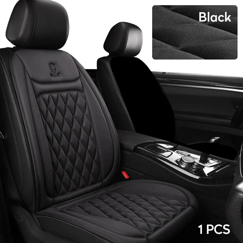 12V/24V Heated Car Seat Cushion – Fast Heating Winter Car Seat Warmer Pad - Image 11