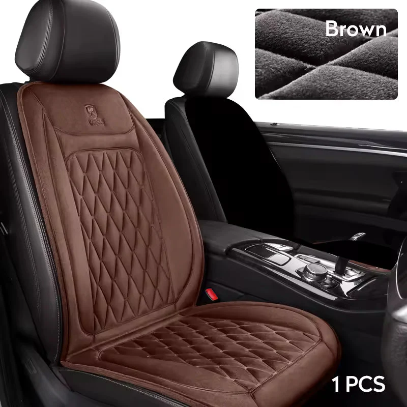 12V/24V Heated Car Seat Cushion – Fast Heating Winter Car Seat Warmer Pad - Image 12