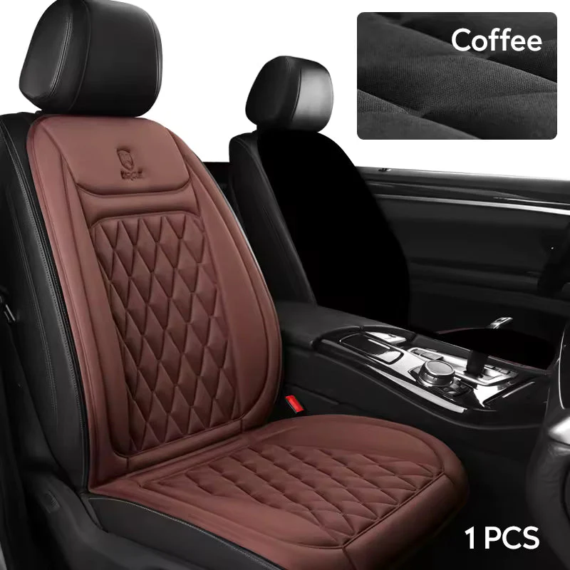12V/24V Heated Car Seat Cushion – Fast Heating Winter Car Seat Warmer Pad - Image 14