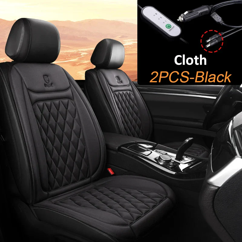 12V/24V Heated Car Seat Cushion – Fast Heating Winter Car Seat Warmer Pad - Image 7
