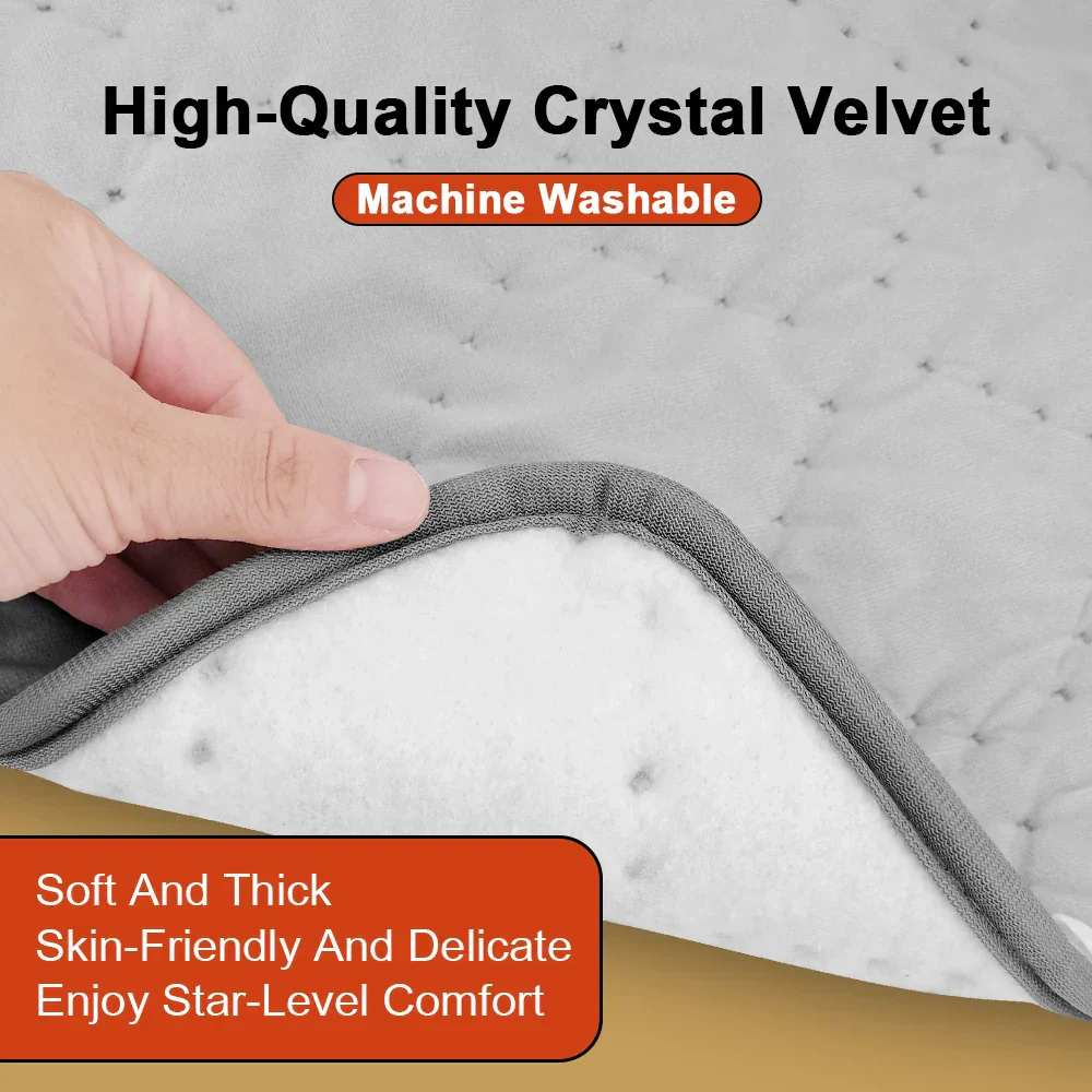12V Car Electric Heated Blanket Energy Saving Warm Throw for Truck RV SUV - Image 2