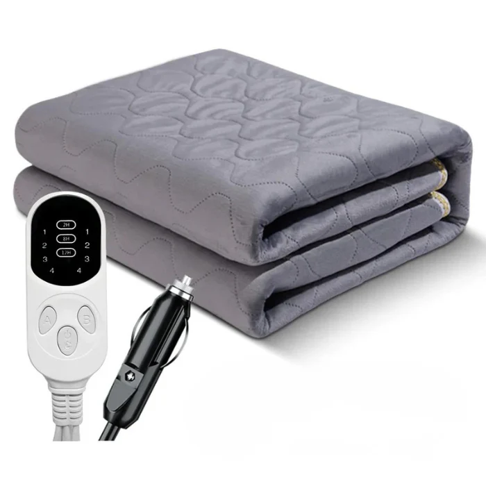 12V Car Electric Heated Blanket Energy Saving Warm Throw for Truck RV SUV - Image 9