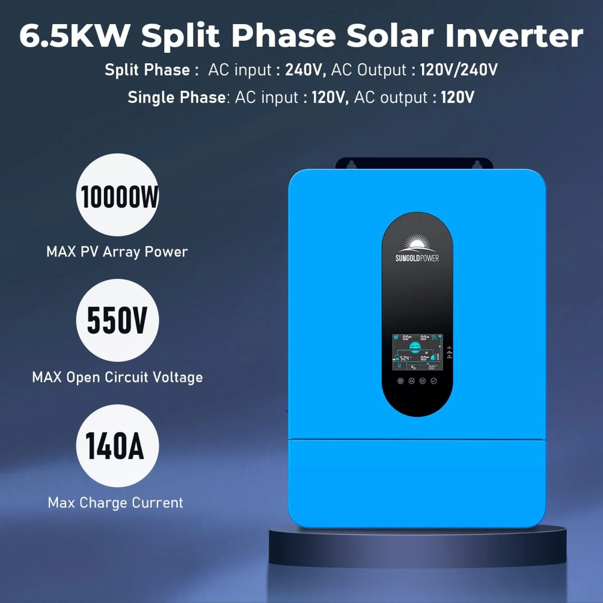 13000W 48V Solar Charge Inverter Split Phase + Wifi Monitor (2 Units Parallel) - Image 2