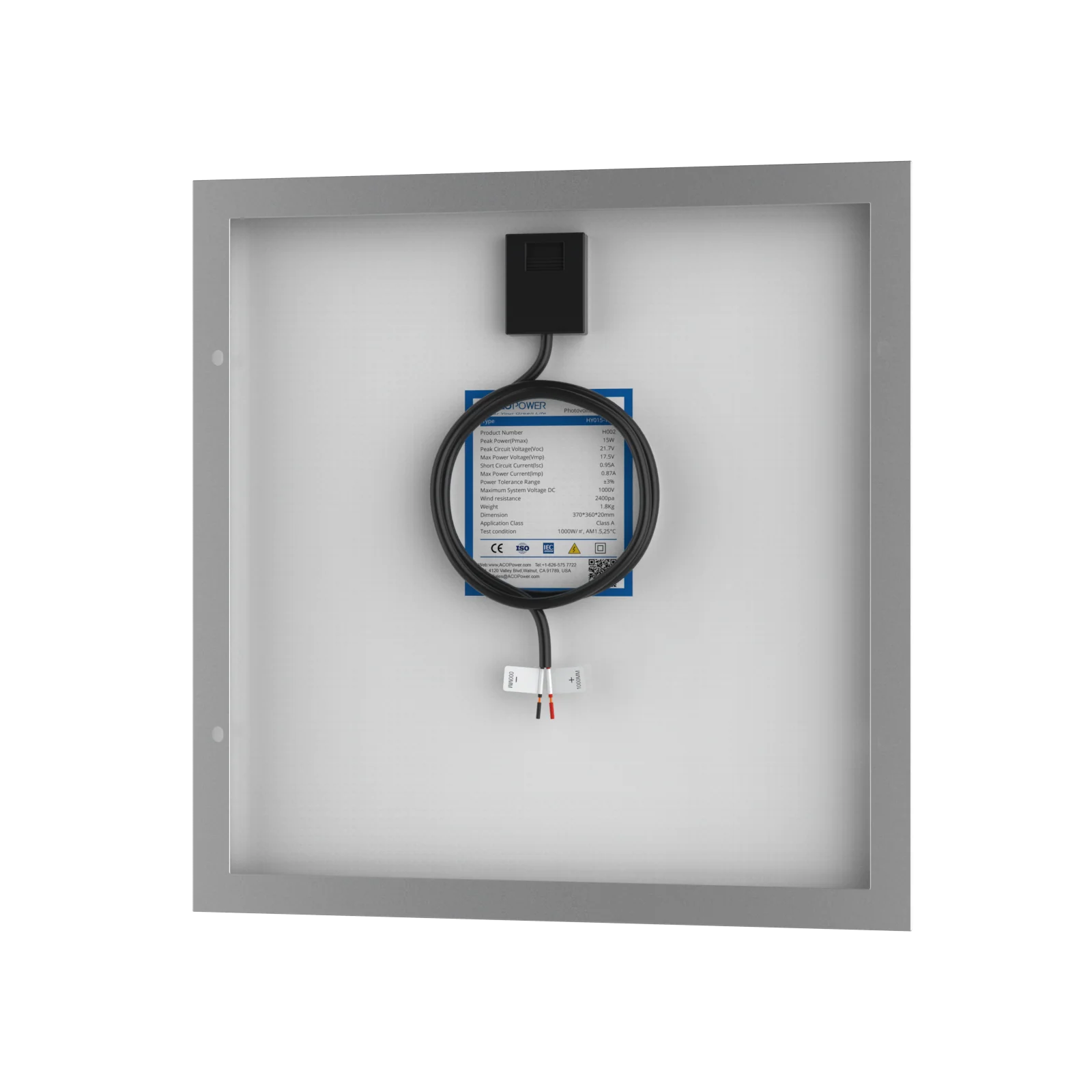 15 Watt 12 Volt Polycrystalline Solar Panel - Image 43