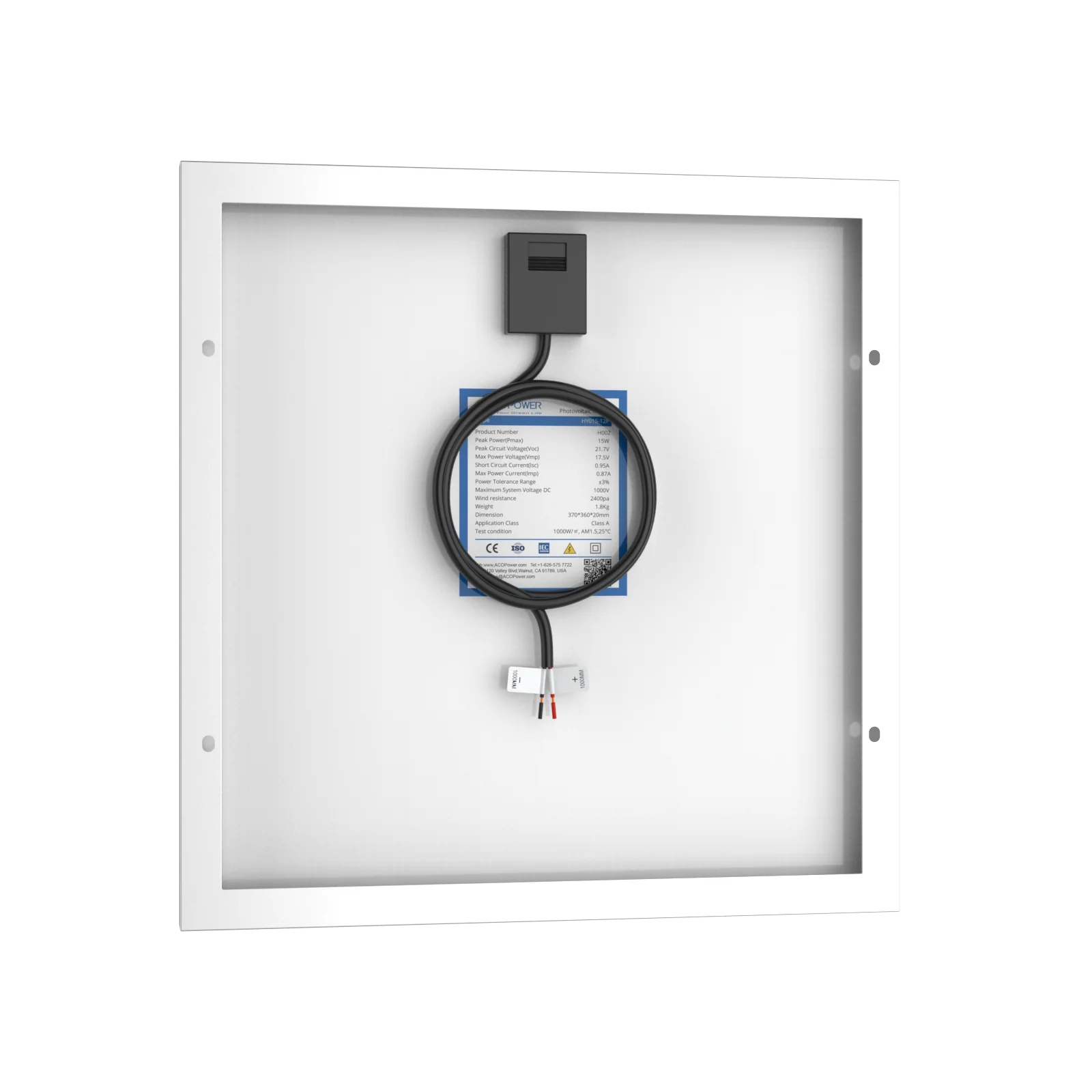 15 Watt 12 Volt Polycrystalline Solar Panel - Image 47