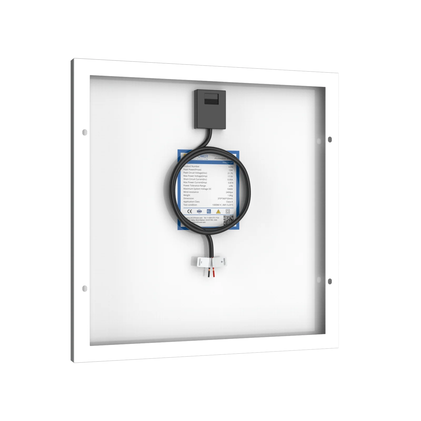 15 Watt 12 Volt Polycrystalline Solar Panel - Image 49