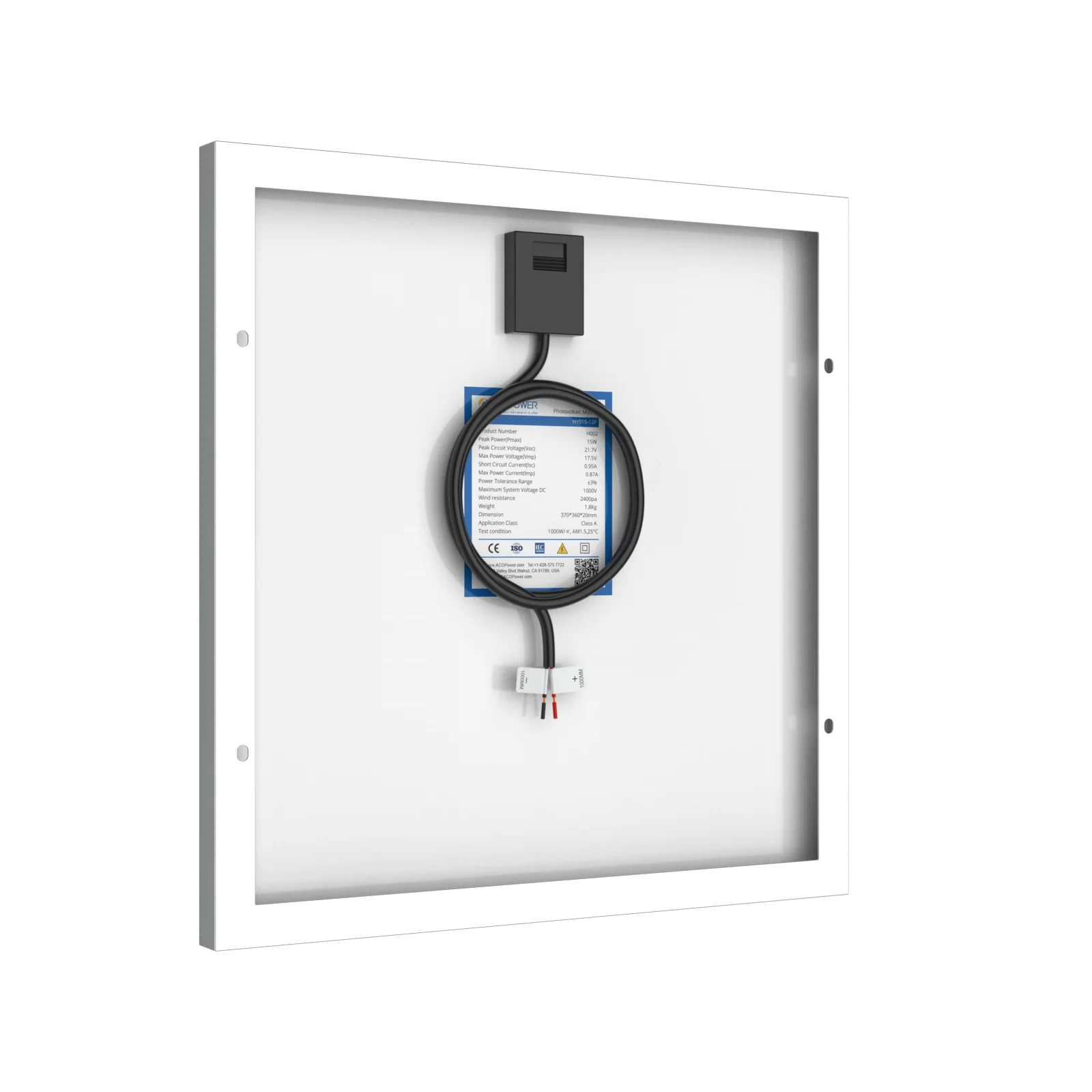 15 Watt 12 Volt Polycrystalline Solar Panel - Image 51
