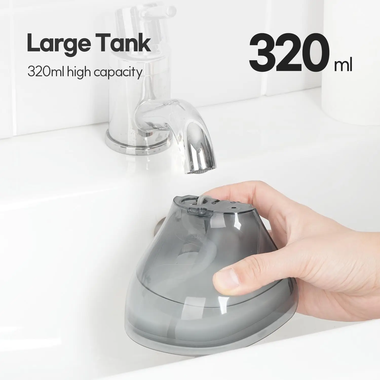 1500W Handheld Garment Steamer 3 Steam Levels Fast Heat Up Travel Home - Image 7