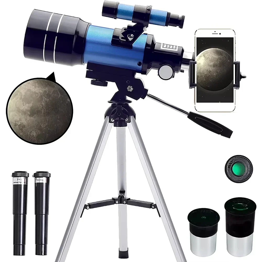 150X HD Astronomical Telescope with Night Vision Long Range Star Moon Viewing Scope - Image 8