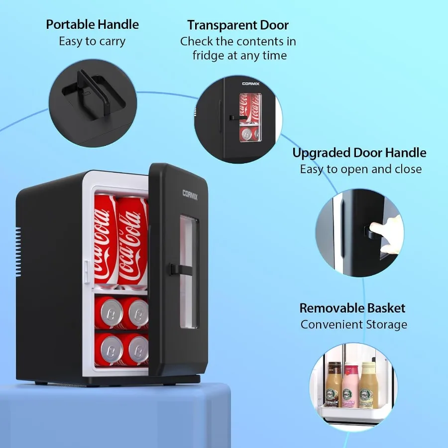 15L Portable Mini Fridge Thermoelectric Cooler Warmer for Bedroom Office Car Use - Image 6
