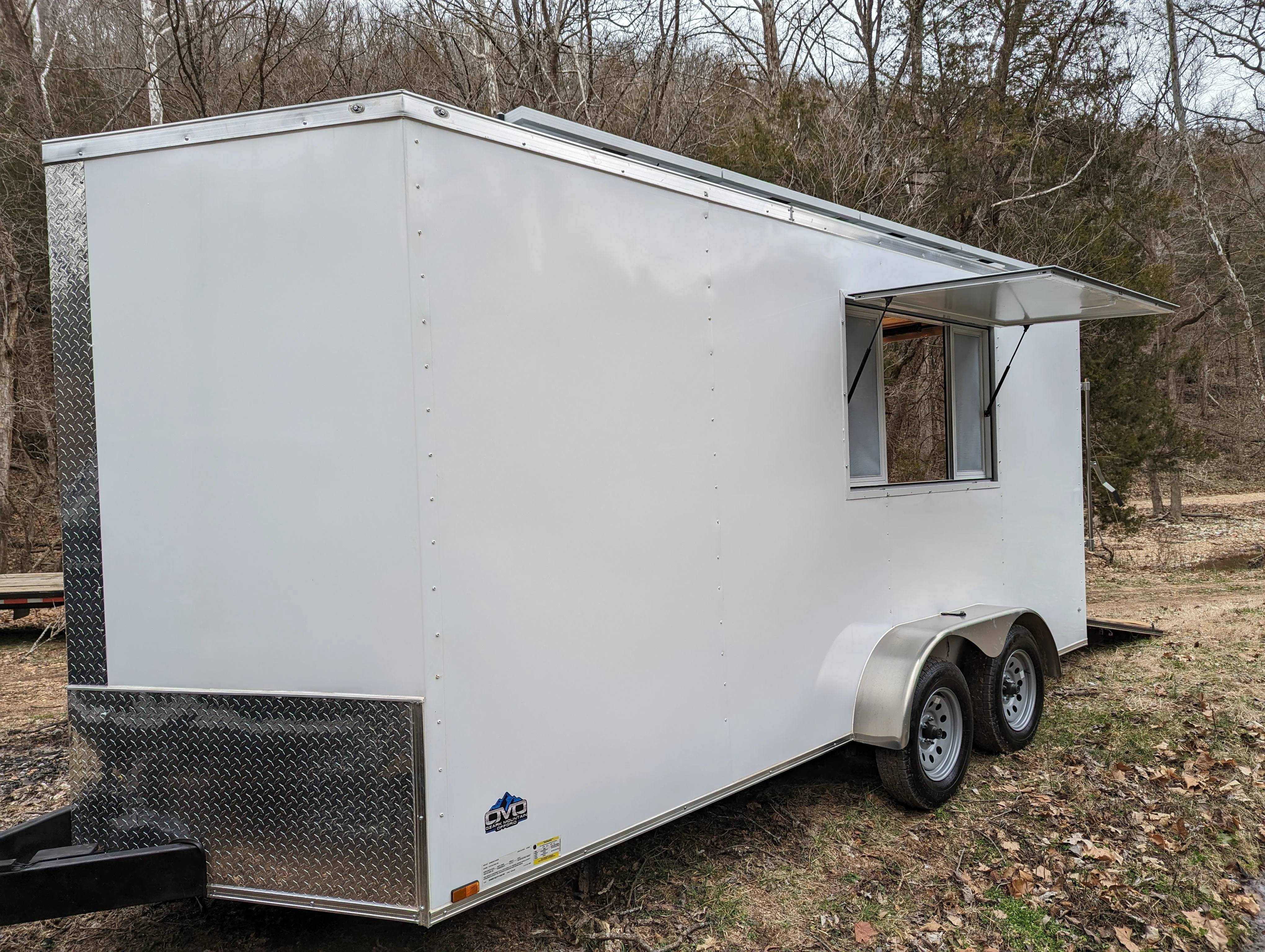 16' Enclosed SOLAR POWERED Offgrid Self-Sufficient Trailer - Concession Window Expanded Solar Array / Expanded Lithium battery bank - MOBILE STOREFRONT VERSION (SC) - Image 2