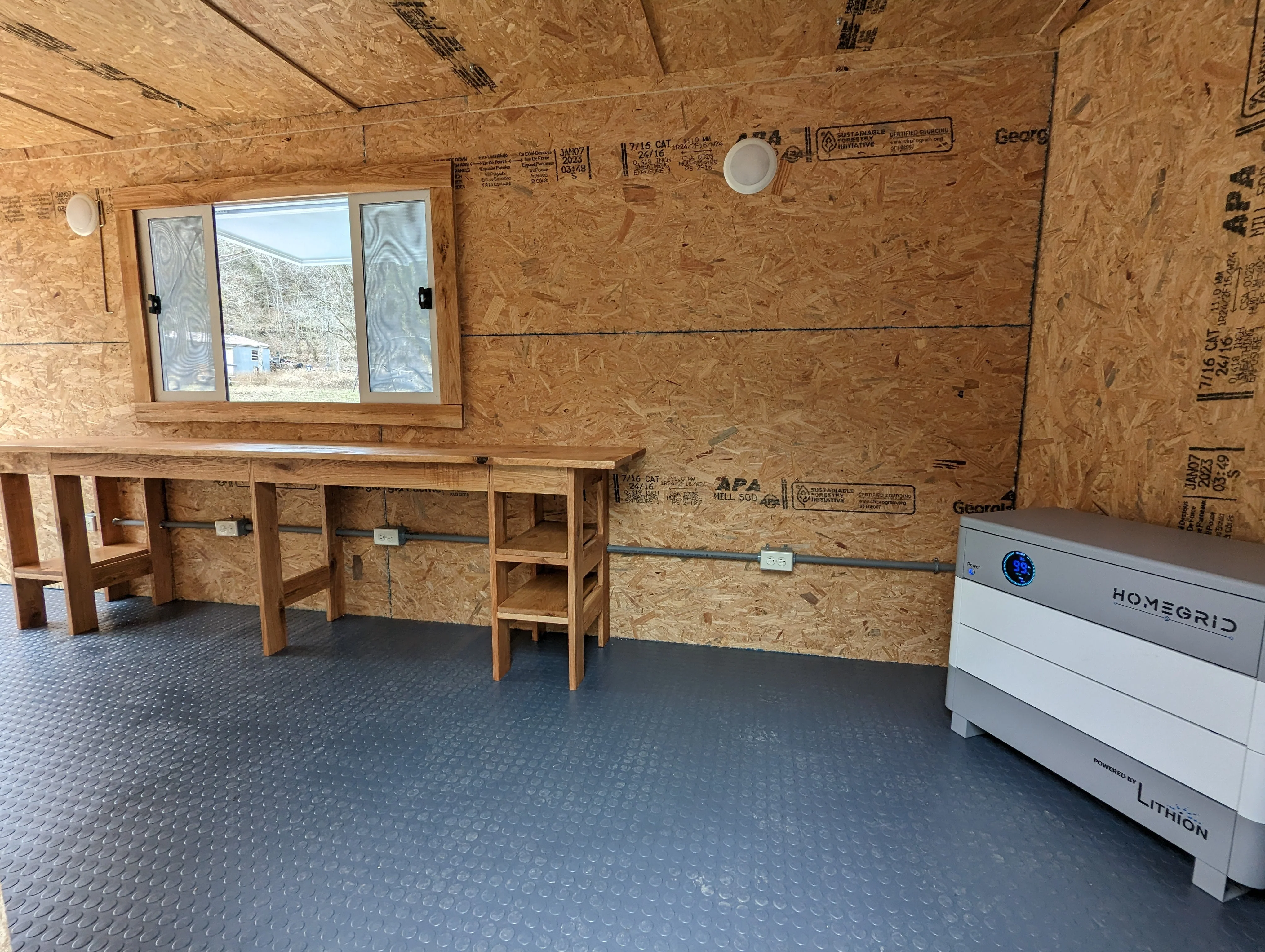 16' Enclosed SOLAR POWERED Offgrid Self-Sufficient Trailer - Concession Window Expanded Solar Array / Expanded Lithium battery bank - MOBILE STOREFRONT VERSION (SC) - Image 25